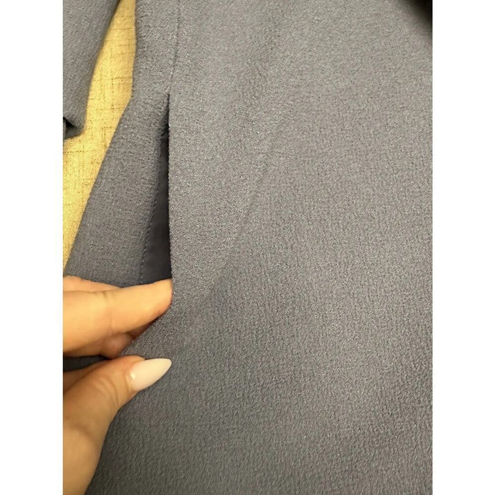 BAR 3 Blazer Womens XXS Blue Shadow Suit Separates Lined 3/4 Sleeves BAR III 2XS - Picture 6 of 12
